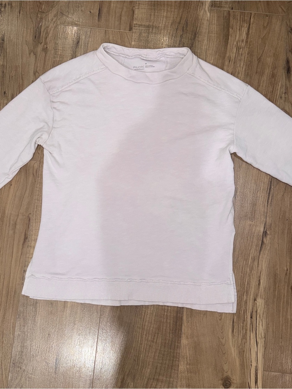Pilcro light purple crewneck sweater 100% cotton - Medium